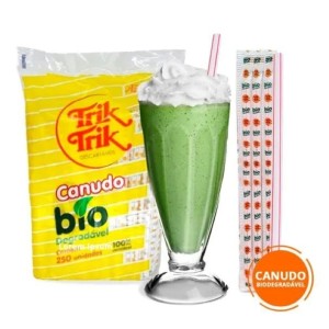 CANUDO BIO EMBALADO M SHAKE – C/ 250 UNIDADES