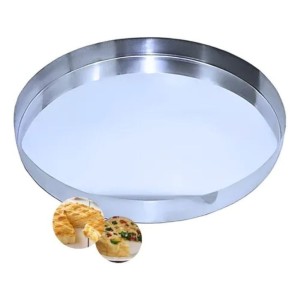 FORMA DE ALUMÍNIO PARA TORTA SALGADA – 25X3 CM – UNIDADE