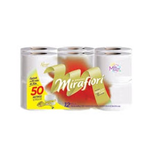PAPEL HIG FD MIRAFIORI 12 ROLOS C/ 50 METROS