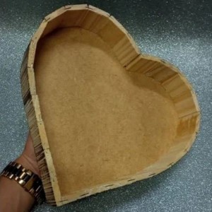 CESTA CORACAO TAM (G) S/ALÇA MADEIRA - UNIDADE